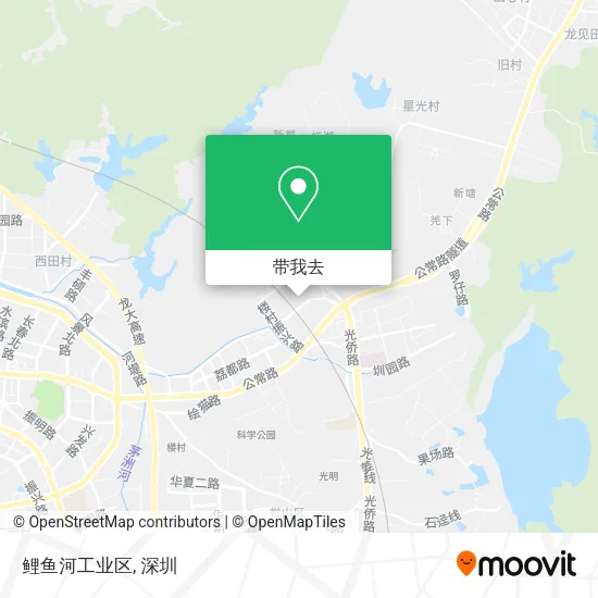 鲤鱼河工业区地图