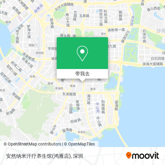 安然纳米汗疗养生馆(鸿雁店)地图