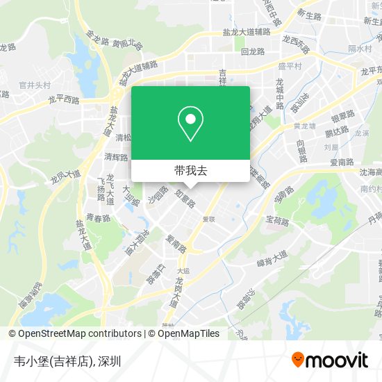 韦小堡(吉祥店)地图