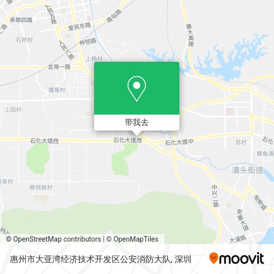 惠州市大亚湾经济技术开发区公安消防大队地图