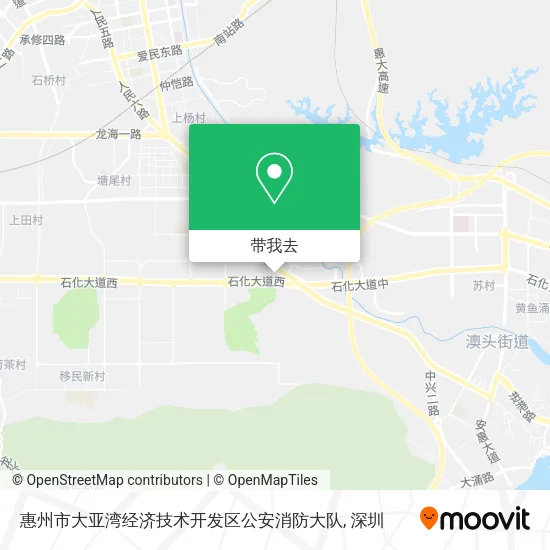 惠州市大亚湾经济技术开发区公安消防大队地图