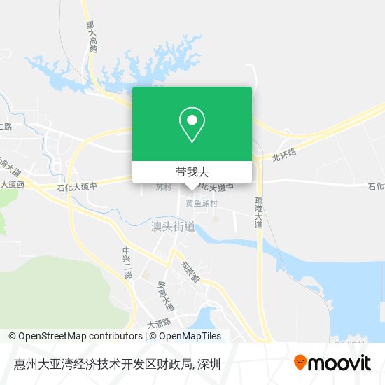 惠州大亚湾经济技术开发区财政局地图