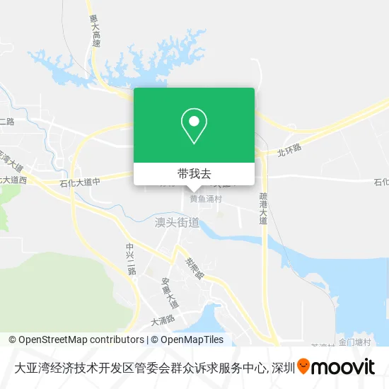 大亚湾经济技术开发区管委会群众诉求服务中心地图