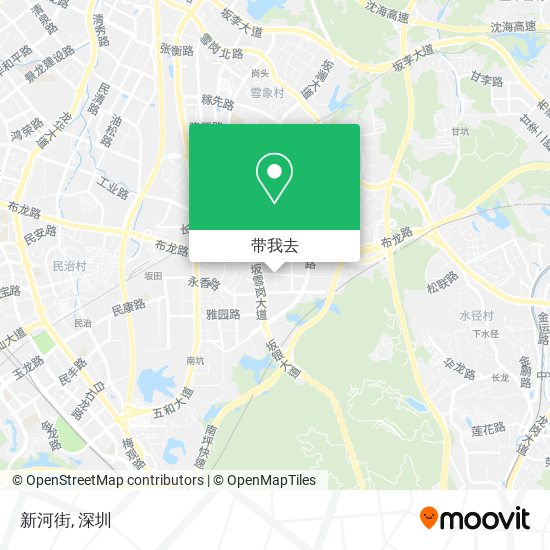新河街地图