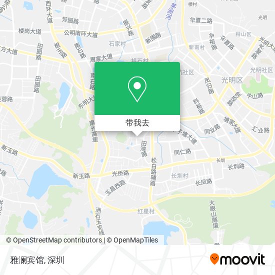 雅澜宾馆地图