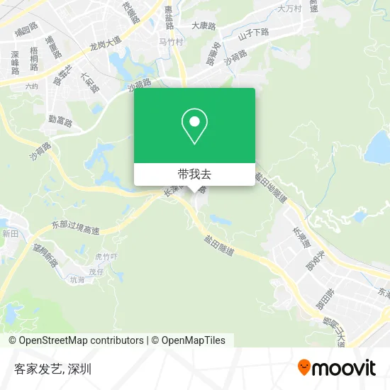 客家发艺地图