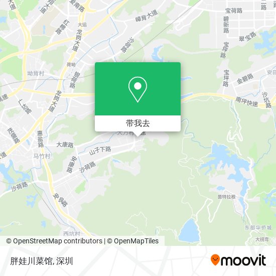 胖娃川菜馆地图