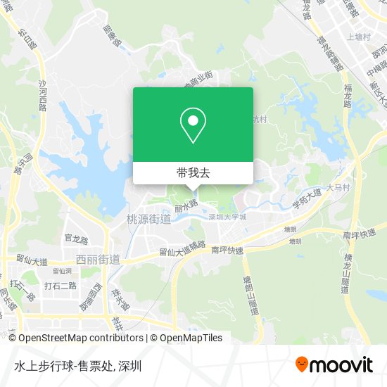 水上步行球-售票处地图