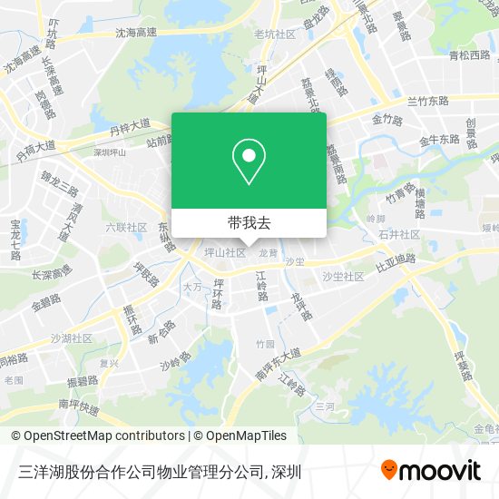 三洋湖股份合作公司物业管理分公司地图