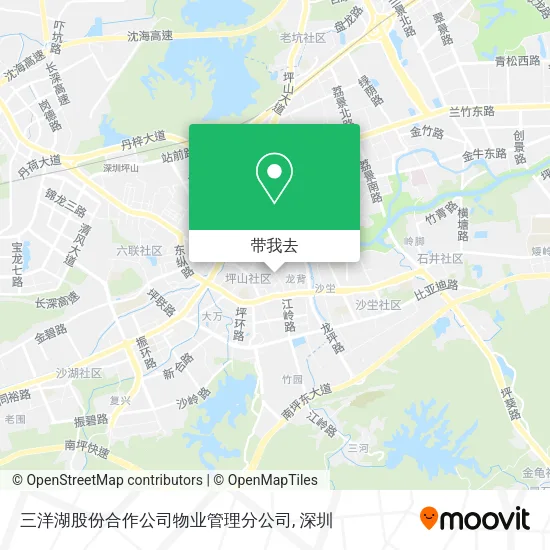 三洋湖股份合作公司物业管理分公司地图