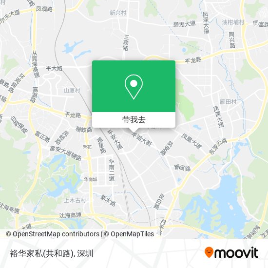 裕华家私(共和路)地图