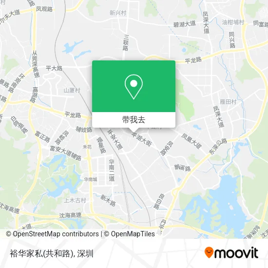 裕华家私(共和路)地图