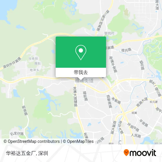 华裕达五金厂地图