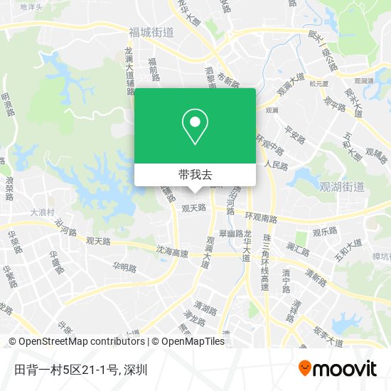 田背一村5区21-1号地图