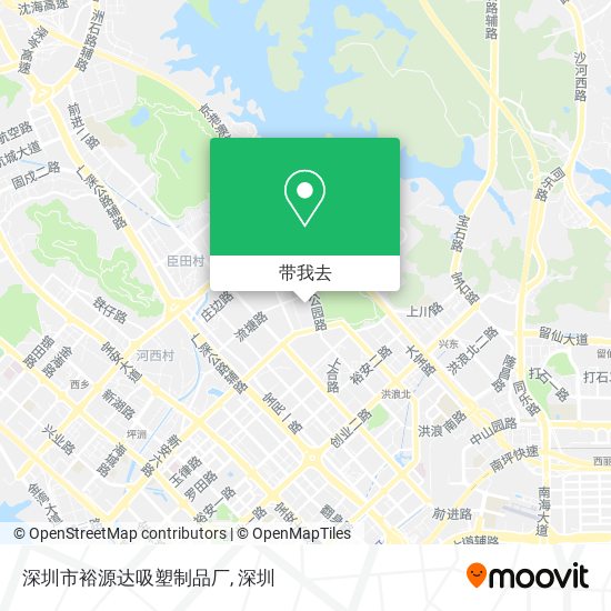 深圳市裕源达吸塑制品厂地图