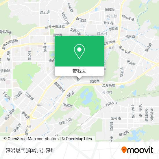 深岩燃气(麻岭点)地图