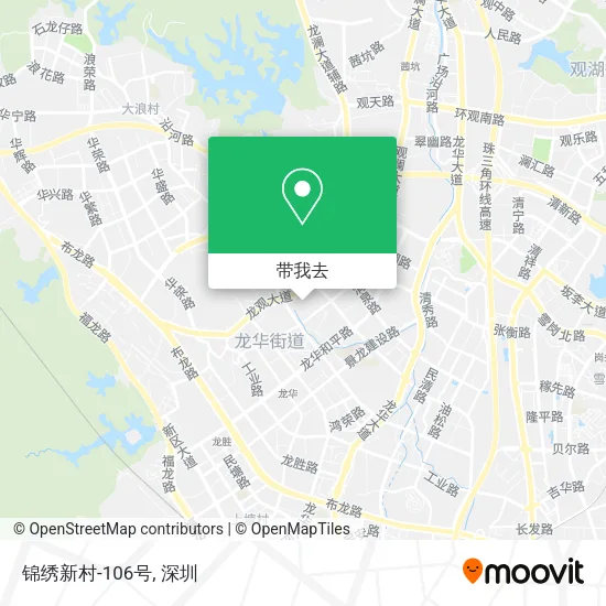 锦绣新村-106号地图