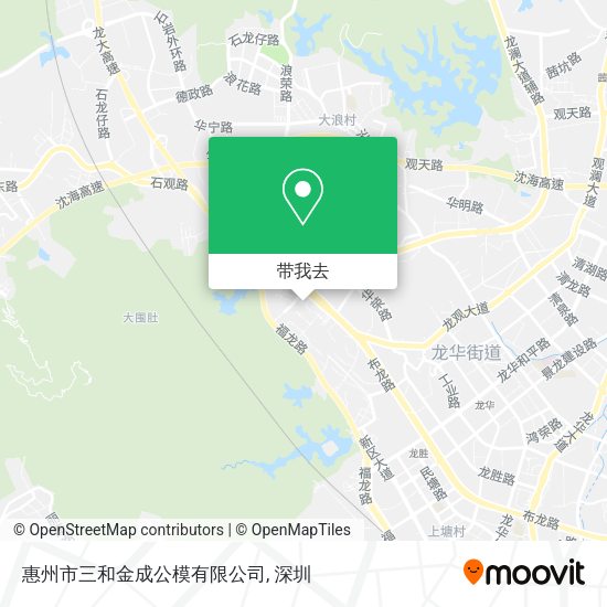 惠州市三和金成公模有限公司地图
