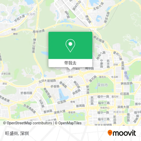 旺盛街地图