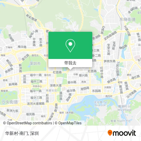 华新村-南门地图