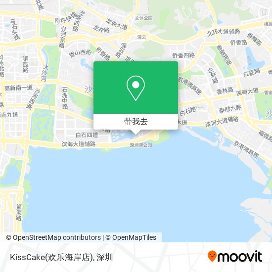 KissCake(欢乐海岸店)地图