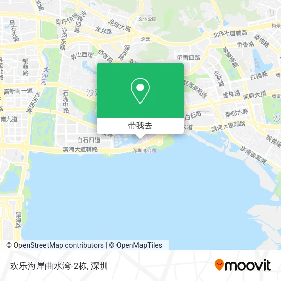 欢乐海岸曲水湾-2栋地图