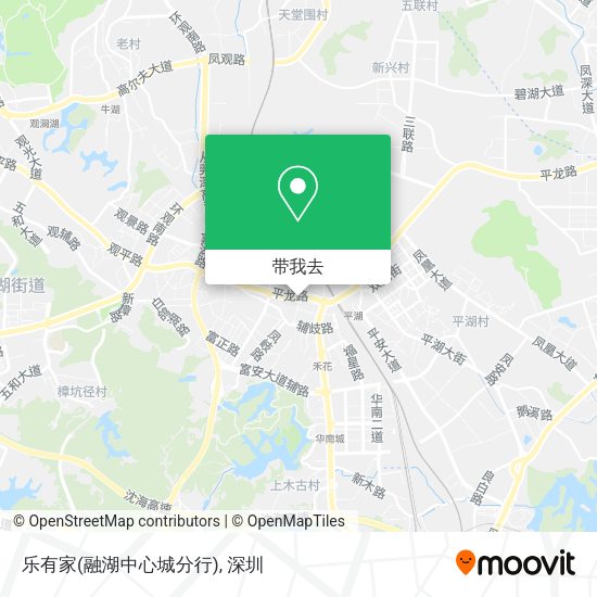 乐有家(融湖中心城分行)地图
