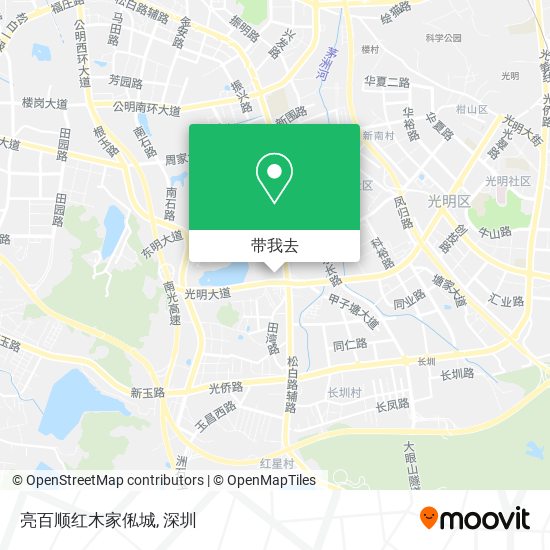 亮百顺红木家俬城地图