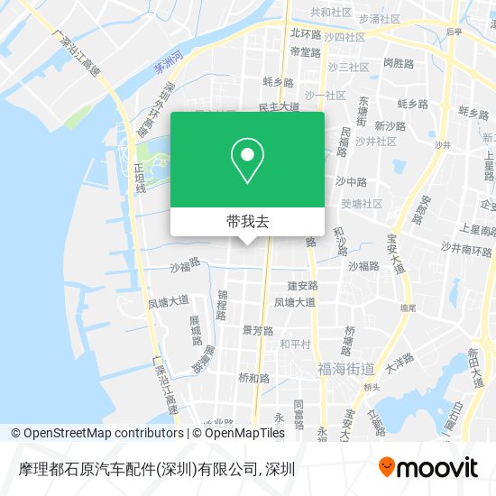 摩理都石原汽车配件(深圳)有限公司地图