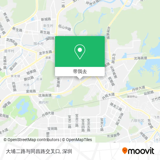 大埔二路与同昌路交叉口地图