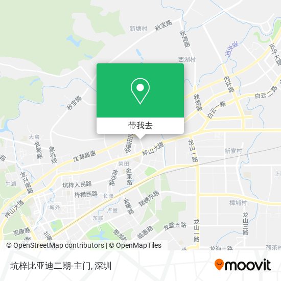 坑梓比亚迪二期-主门地图