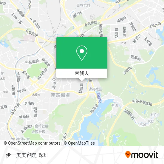 伊一美美容院地图