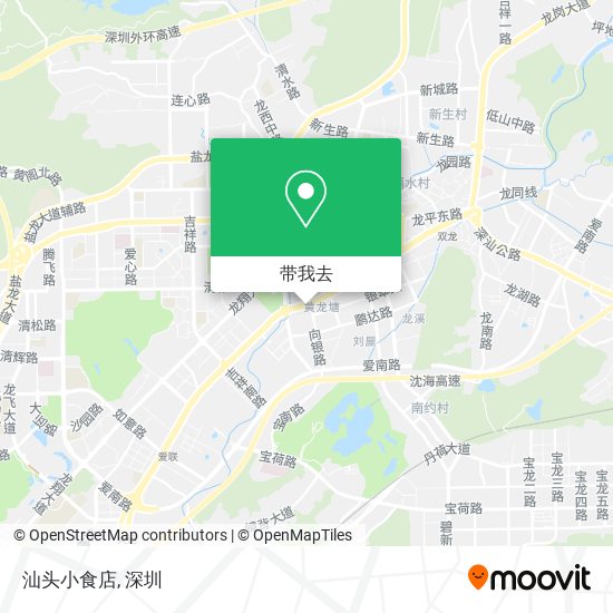 汕头小食店地图