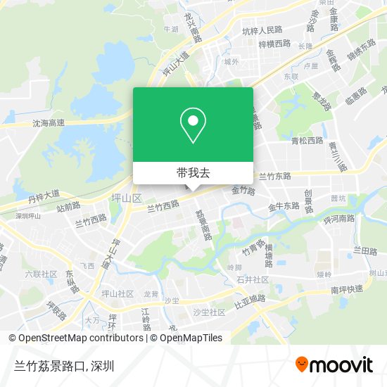兰竹荔景路口地图