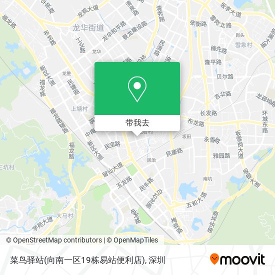 菜鸟驿站(向南一区19栋易站便利店)地图