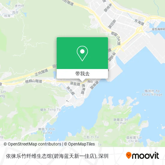 依徕乐竹纤维生态馆(碧海蓝天新一佳店)地图