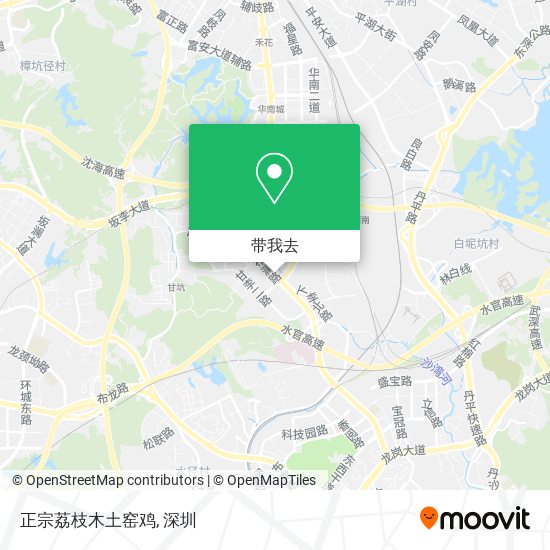 正宗荔枝木土窑鸡地图