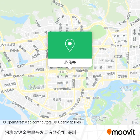 深圳农银金融服务发展有限公司地图