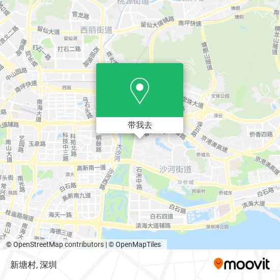 新塘村地图