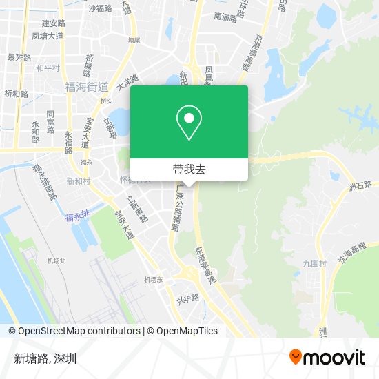 新塘路地图