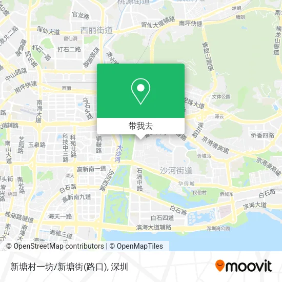 新塘村一坊/新塘街(路口)地图