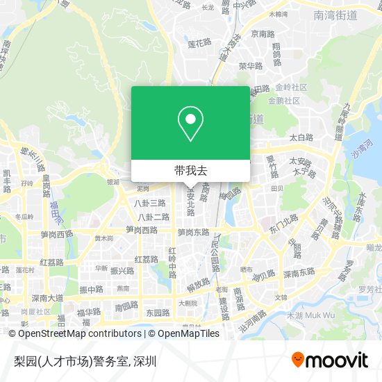 梨园(人才市场)警务室地图