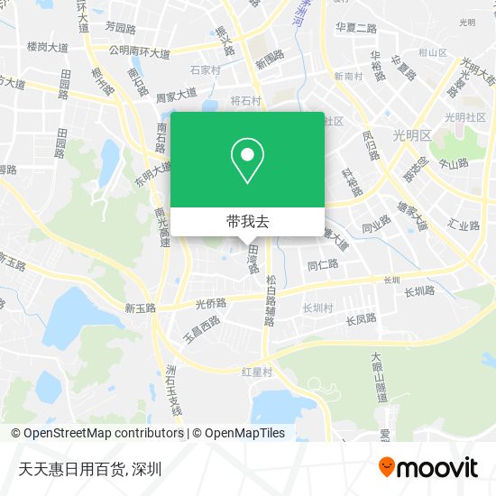 天天惠日用百货地图