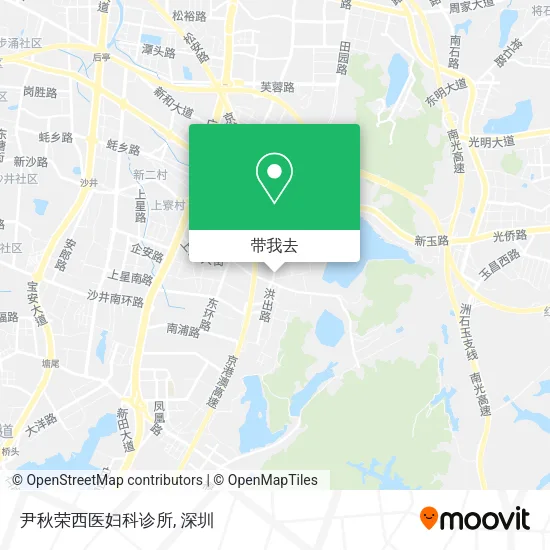 尹秋荣西医妇科诊所地图