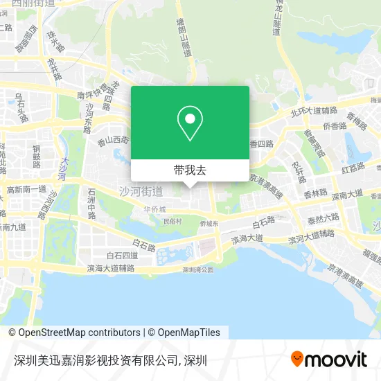 深圳美迅嘉润影视投资有限公司地图