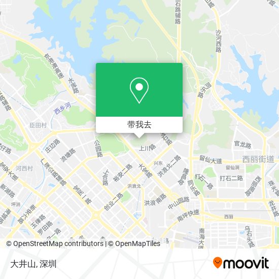 大井山地图