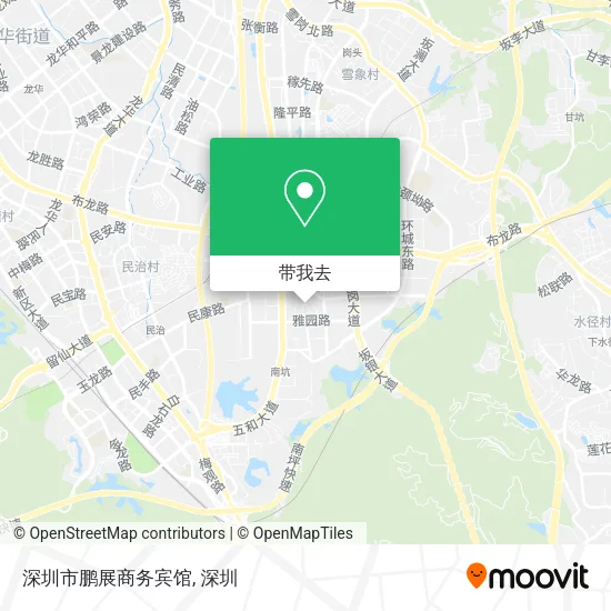 深圳市鹏展商务宾馆地图