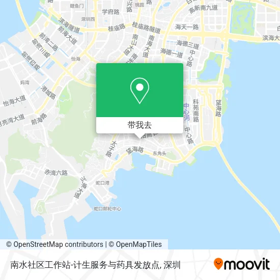 南水社区工作站-计生服务与药具发放点地图