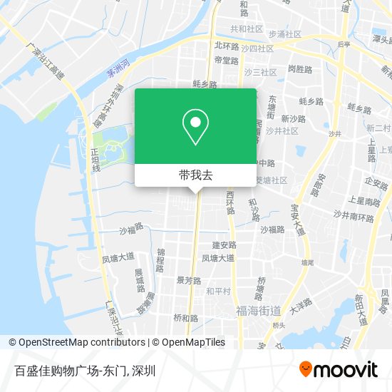 百盛佳购物广场-东门地图