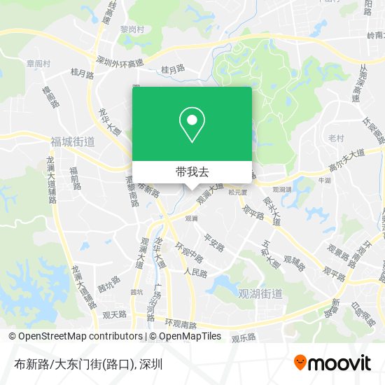 布新路/大东门街(路口)地图